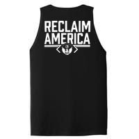 Reclaim America USA Eagle Republican Conservative (On Back) PosiCharge Competitor Tank