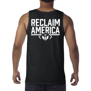 Reclaim America USA Eagle Republican Conservative (On Back) Tank Top