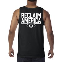 Reclaim America USA Eagle Republican Conservative (On Back) Tank Top