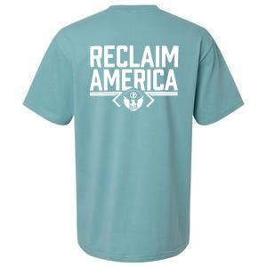 Reclaim America USA Eagle Republican Conservative (On Back) Sueded Cloud Jersey T-Shirt