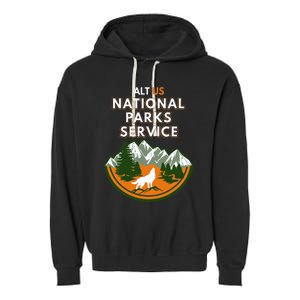 Resist Alt Us National Parks Service Garment-Dyed Fleece Hoodie