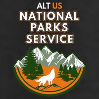 Resist Alt Us National Parks Service 7 Panel Mesh Trucker Snapback Hat