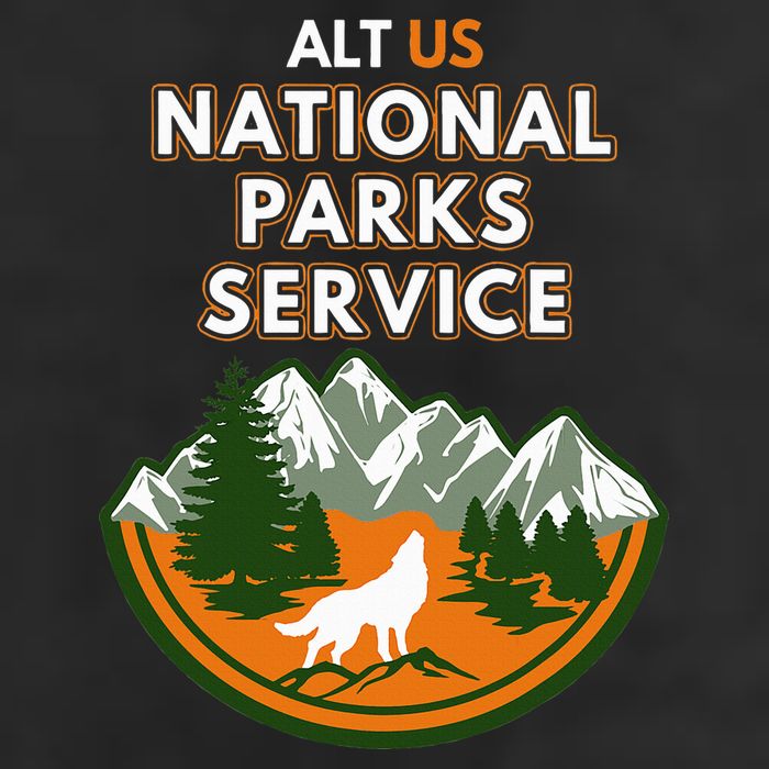 Resist Alt Us National Parks Service 7 Panel Mesh Trucker Snapback Hat