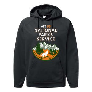 Resist Alt Us National Parks Service Performance Fleece Hoodie