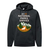 Resist Alt Us National Parks Service Performance Fleece Hoodie