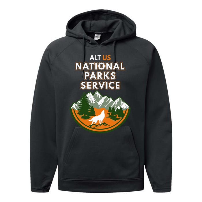 Resist Alt Us National Parks Service Performance Fleece Hoodie