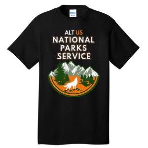 Resist Alt Us National Parks Service Tall T-Shirt