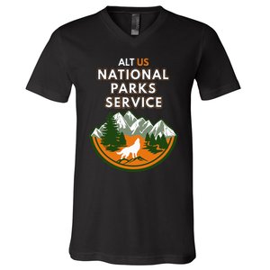 Resist Alt Us National Parks Service V-Neck T-Shirt