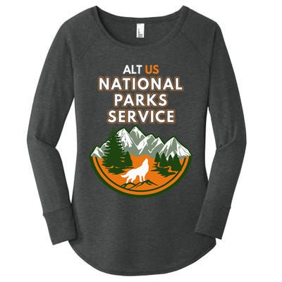 Resist Alt Us National Parks Service Women's Perfect Tri Tunic Long Sleeve Shirt