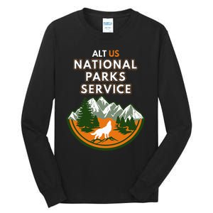 Resist Alt Us National Parks Service Tall Long Sleeve T-Shirt