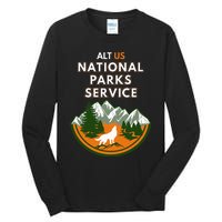 Resist Alt Us National Parks Service Tall Long Sleeve T-Shirt