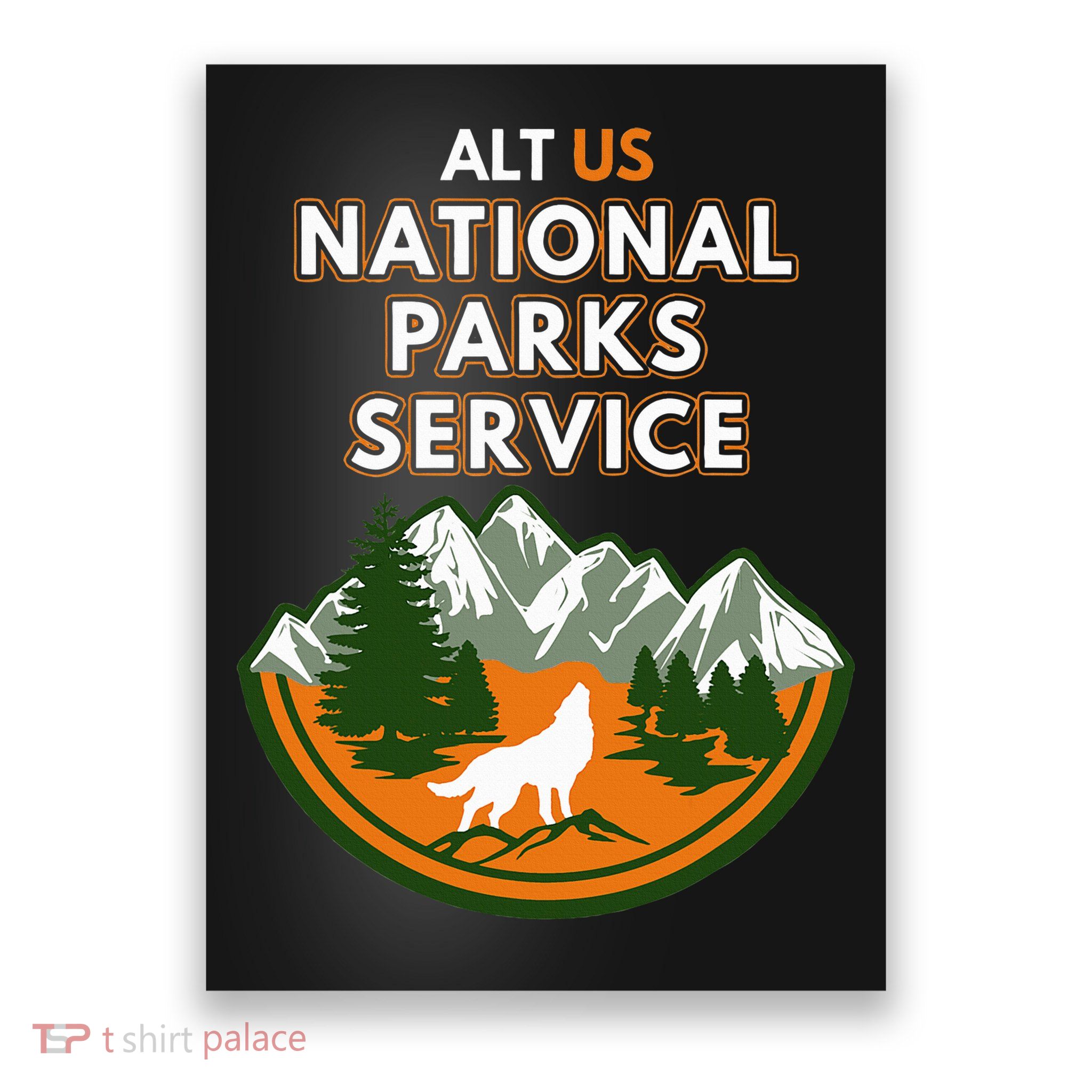 Resist Alt Us National Parks Service Poster