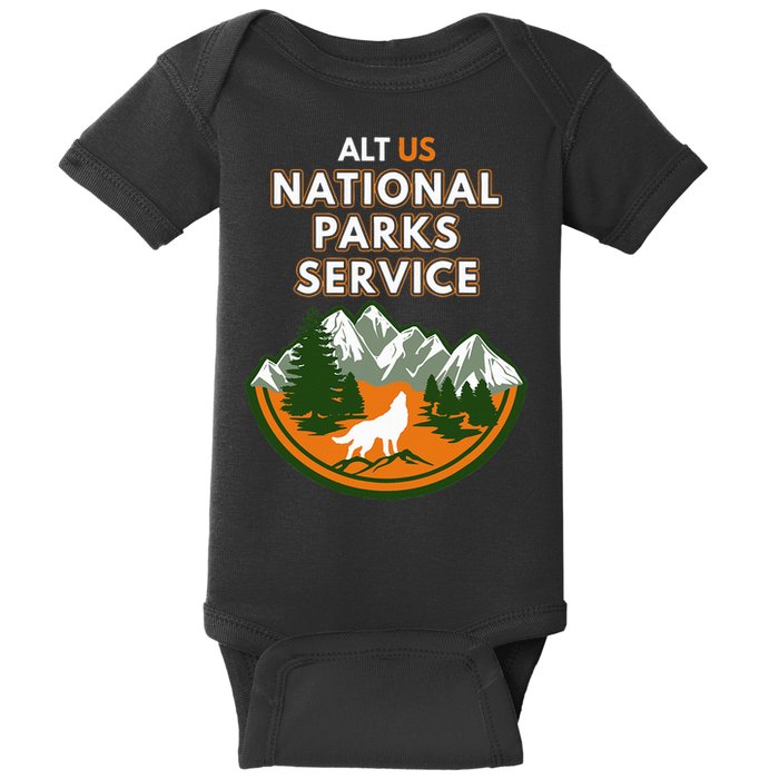 Resist Alt Us National Parks Service Baby Bodysuit