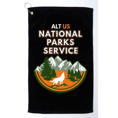Resist Alt Us National Parks Service Golf Towel