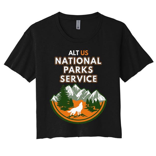 Resist Alt Us National Parks Service Crop Top