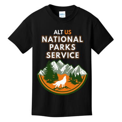 Resist Alt Us National Parks Service Kids T-Shirt