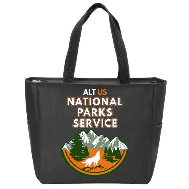 Resist Alt Us National Parks Service Zip Tote Bag