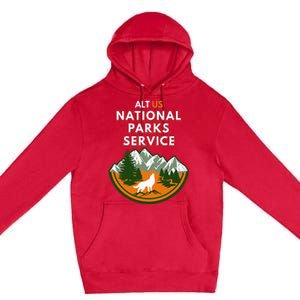 Resist Alt Us National Parks Service Premium Pullover Hoodie