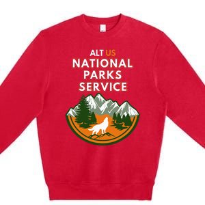 Resist Alt Us National Parks Service Premium Crewneck Sweatshirt