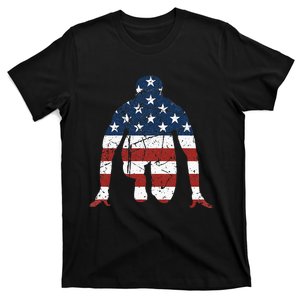 Runner Apparel USA Flag Sprinter Track and Field Running T-Shirt