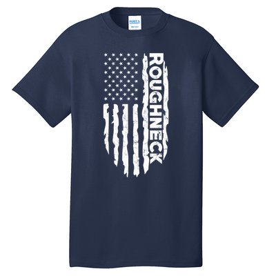 Roughneck - American US Flag Oilfield Patriot Tall T-Shirt