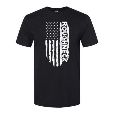 Roughneck - American US Flag Oilfield Patriot Softstyle® CVC T-Shirt