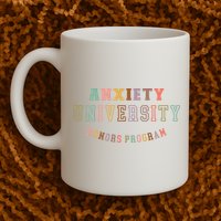 Retro Anxiety University Honors Program Coffee Mug