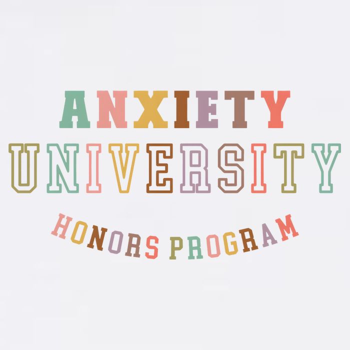 Retro Anxiety University Honors Program Coffee Mug