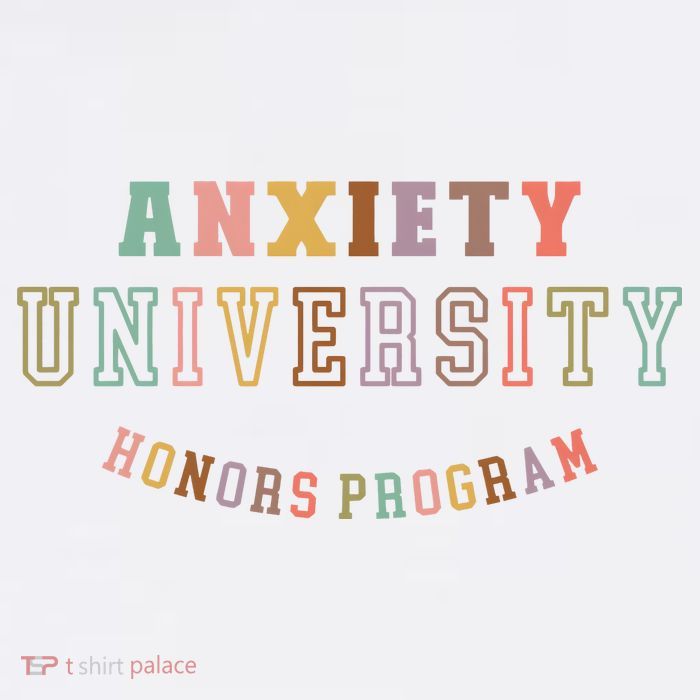 Retro Anxiety University Honors Program Mousepad
