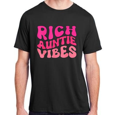 Rich Auntie Vibes Aunt Best Aunty Mother's Day Cute Adult ChromaSoft Performance T-Shirt