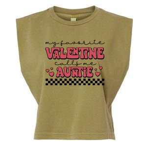 Retro Auntie Valentine's Day Garment-Dyed Women's Muscle Tee