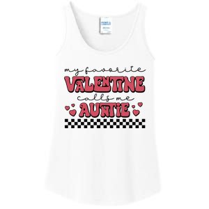 Retro Auntie Valentine's Day Ladies Essential Tank