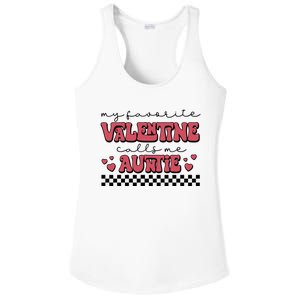 Retro Auntie Valentine's Day Ladies PosiCharge Competitor Racerback Tank