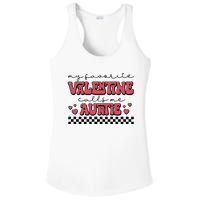 Retro Auntie Valentine's Day Ladies PosiCharge Competitor Racerback Tank