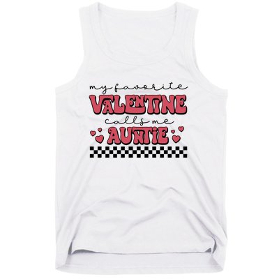 Retro Auntie Valentine's Day Tank Top