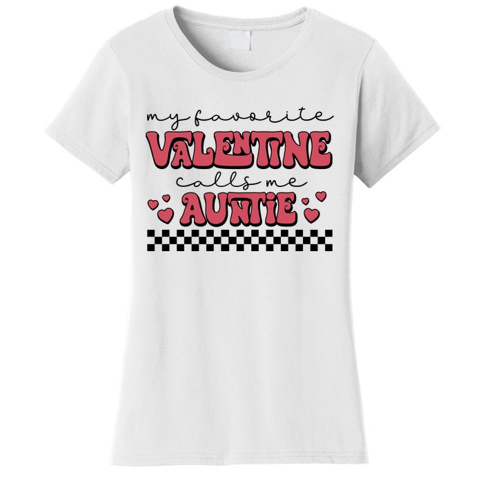 Retro Auntie Valentine's Day Women's T-Shirt