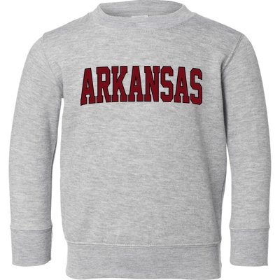 Retro Arkansas Vintage Arkansas Lovers Classic Toddler Sweatshirt
