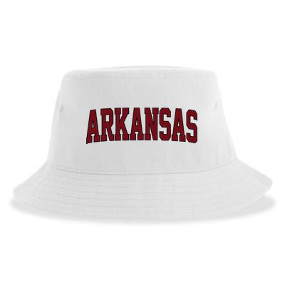 Retro Arkansas Vintage Arkansas Lovers Classic Sustainable Bucket Hat