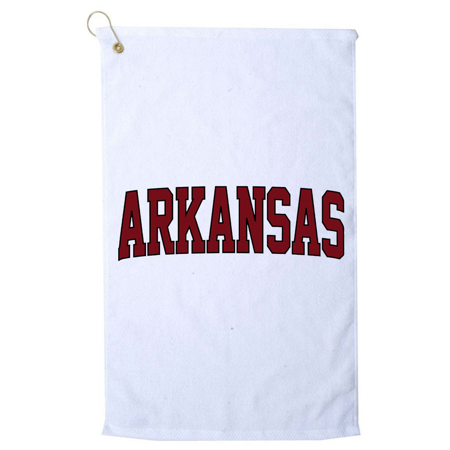 Retro Arkansas Vintage Arkansas Lovers Classic Golf Towel