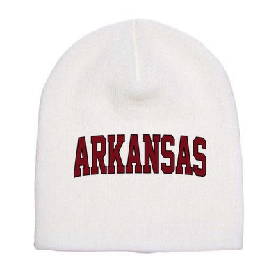 Retro Arkansas Vintage Arkansas Lovers Classic Short Acrylic Beanie