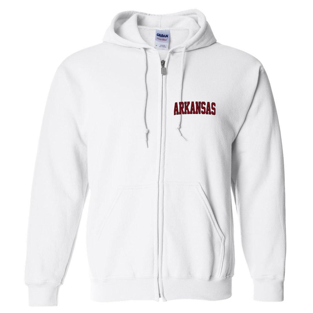 Retro Arkansas Vintage Arkansas Lovers Classic Full Zip Hoodie