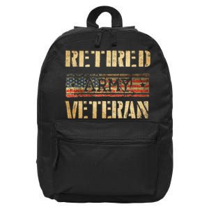 Retired army veteran 16 in Basic Backpack