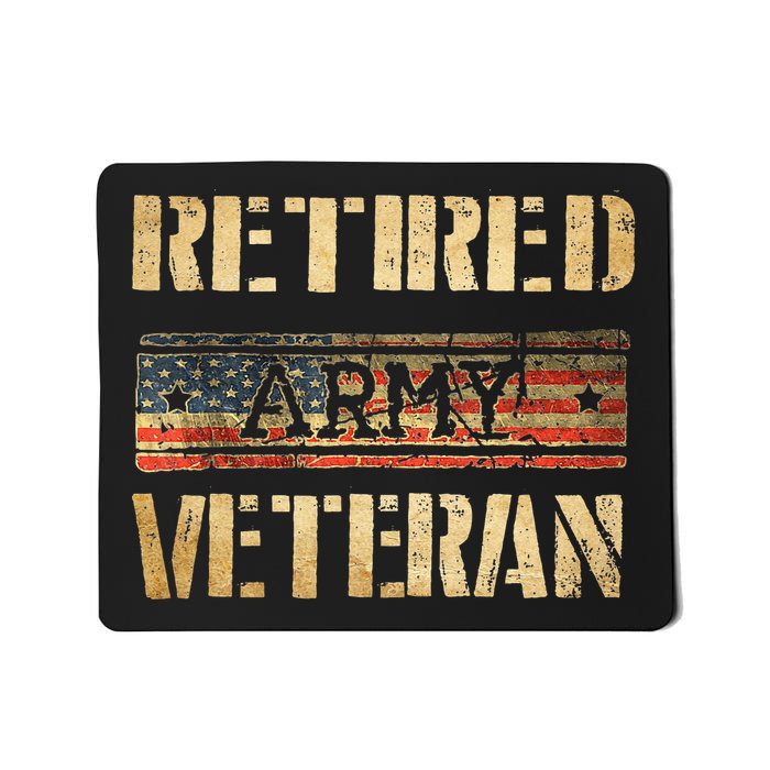 Retired army veteran Mousepad