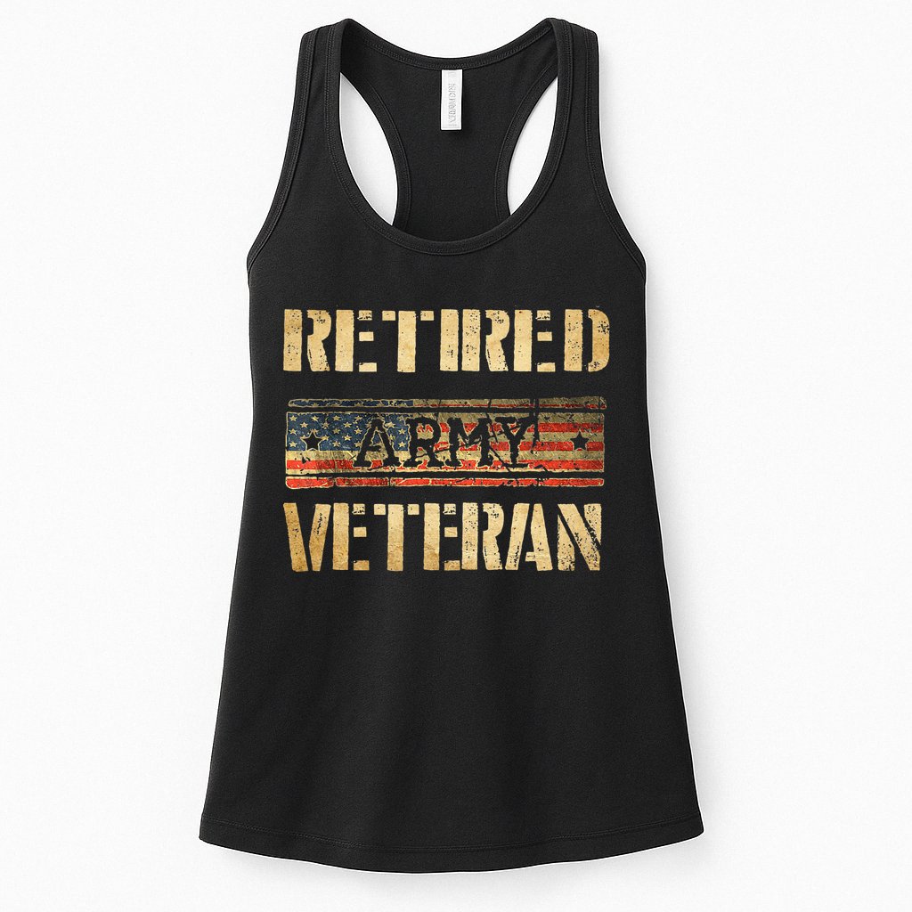 Retired army veteran Womens Tank Top