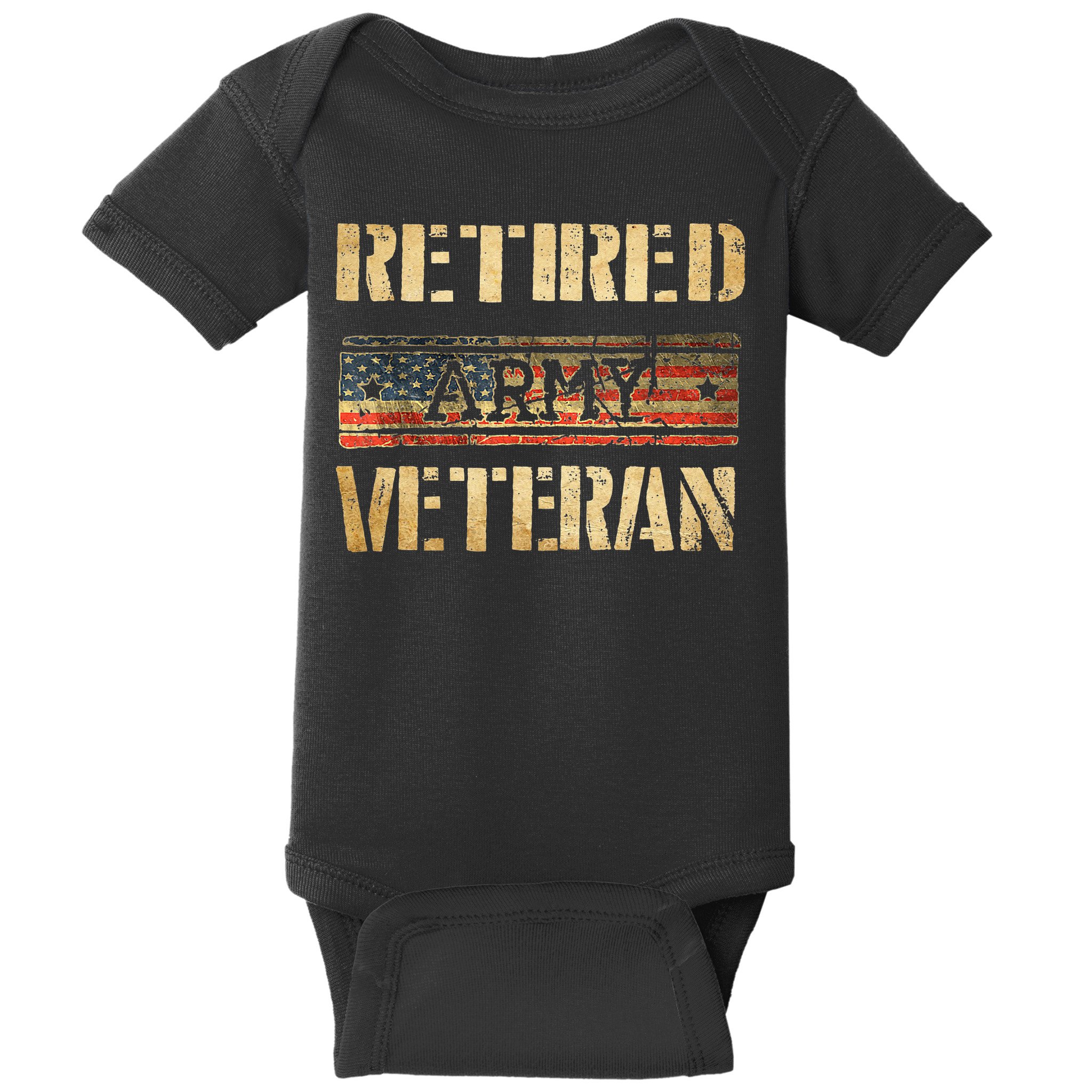 Retired army veteran Baby Bodysuit