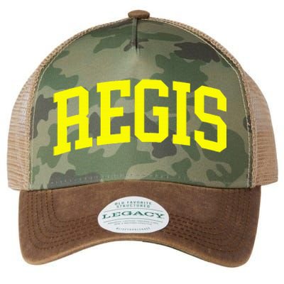 Regis Arch Vintage Retro College Athletic Sports Legacy Tie Dye Trucker Hat