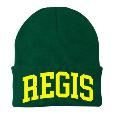 Regis Arch Vintage Retro College Athletic Sports Knit Cap Winter Beanie