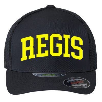 Regis Arch Vintage Retro College Athletic Sports Flexfit Unipanel Trucker Cap