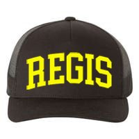 Regis Arch Vintage Retro College Athletic Sports Yupoong Adult 5-Panel Trucker Hat