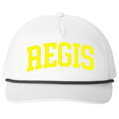 Regis Arch Vintage Retro College Athletic Sports Snapback Five-Panel Rope Hat